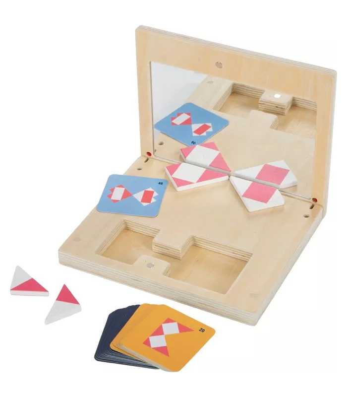 Jeu de symétrie avec miroir