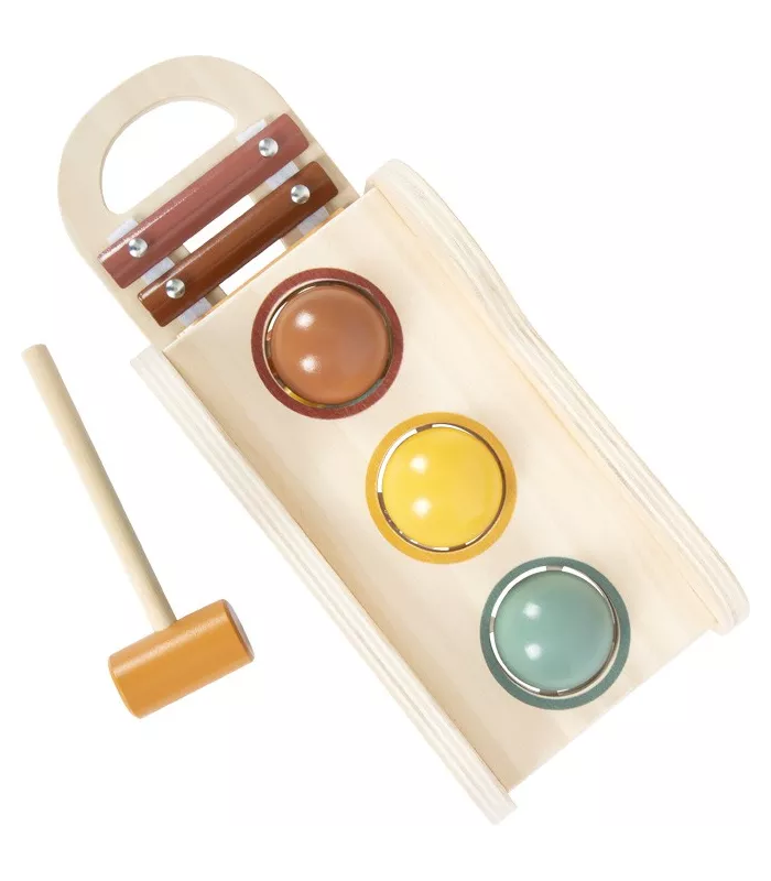 Banc à marteler avec xylophone