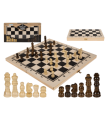 Jeu d'échecs pliable en bois