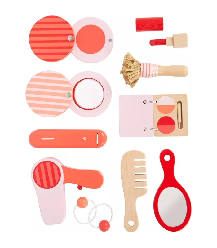 Coffret de cosmétique et coiffure Rétro