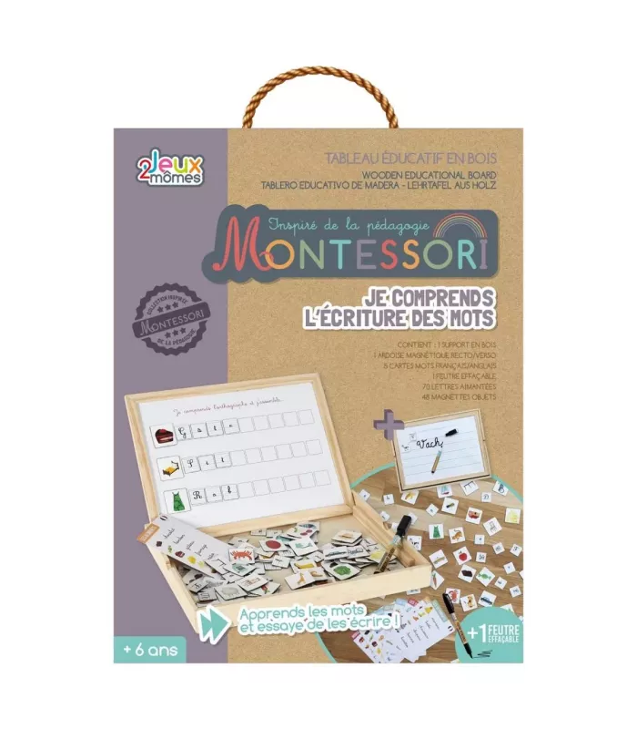 MONTESSORI - Je Comprends l'Ecriture des Mots