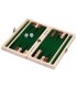 Backgammon en feutre vert