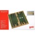 Backgammon en feutre vert
