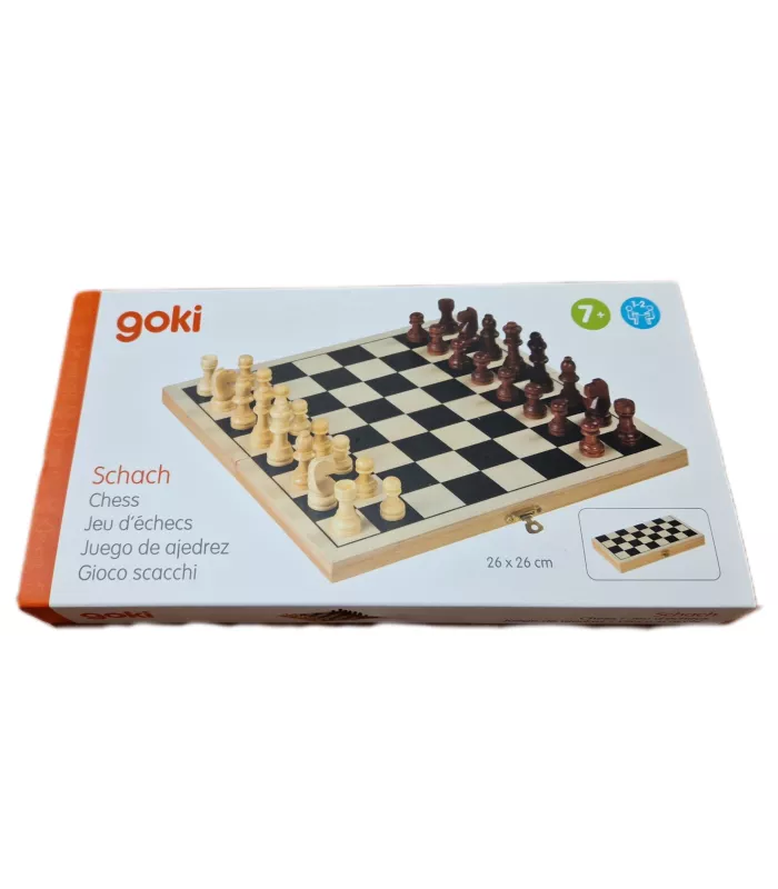 Jeu d'échecs pliable 26 x 26 x 1,5 cm