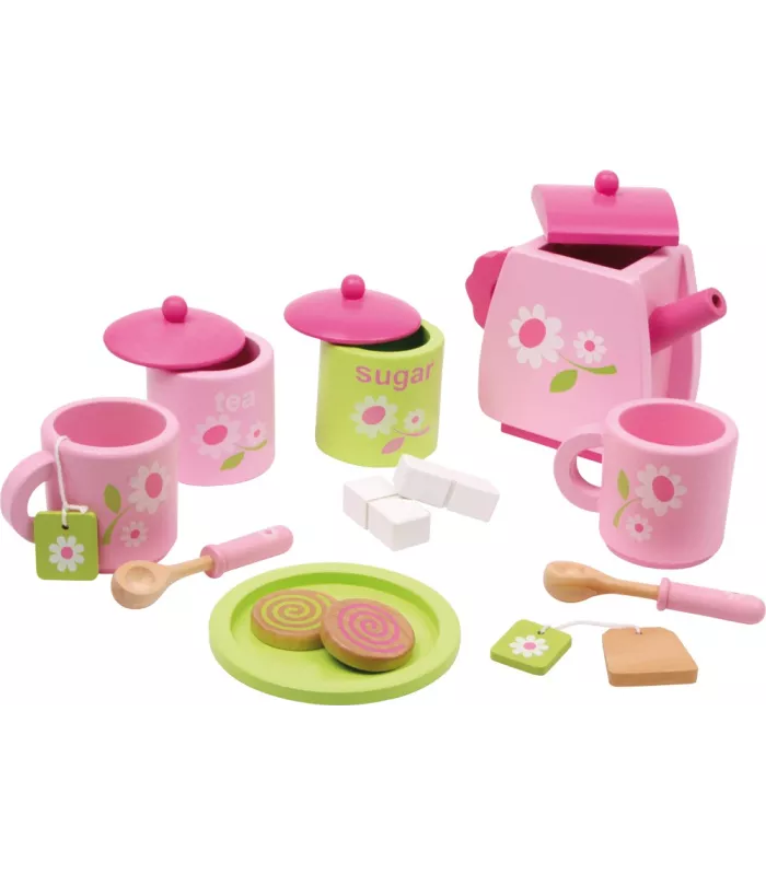 Service à thé pour enfants Fleurs