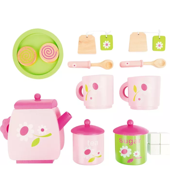 Service à thé pour enfants Fleurs