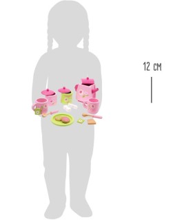 Service à thé pour enfants Fleurs