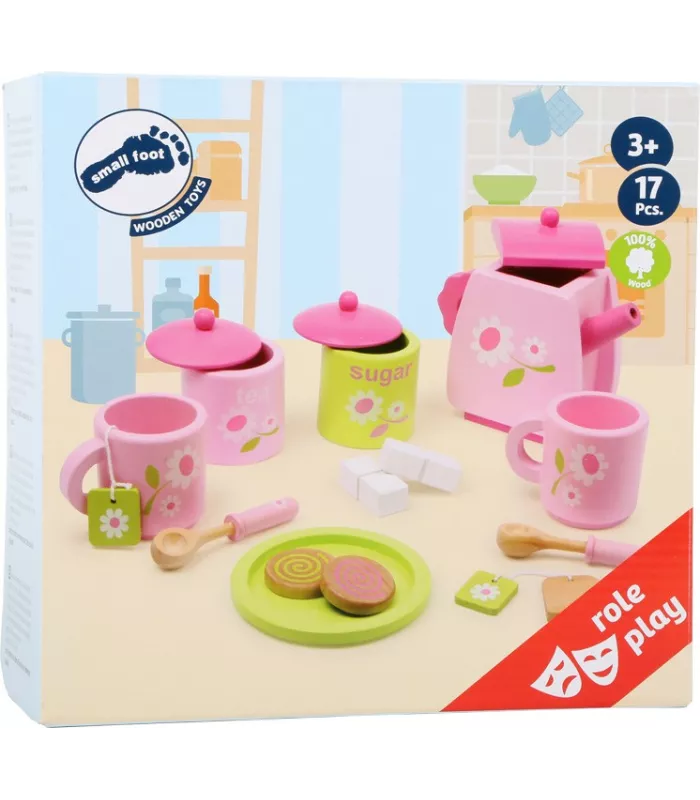 Service à thé pour enfants Fleurs