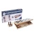 Coffret en bois pliable: Échiquier / Dames / Backgammon