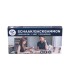 Coffret en bois pliable: Échiquier / Dames / Backgammon