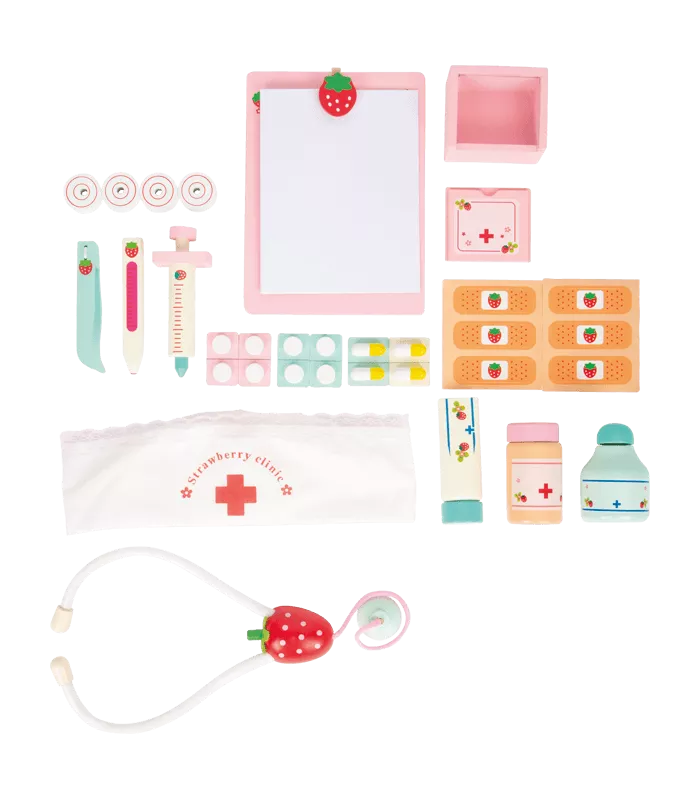 Mallette de docteur en bois