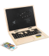 Ordinateur portable en bois avec tableau aimanté