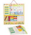 Calendrier éducatif, magnétique "Educate"  ( Multilingues )