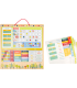 Calendrier éducatif, magnétique "Educate"  ( Multilingues )