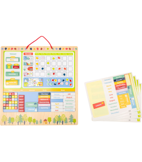 Calendrier éducatif, magnétique "Educate"  ( Multilingues )