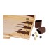 Coffret de jeux : Échecs , dames et backgammon