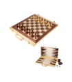 Coffret de jeux : Échecs , dames et backgammon