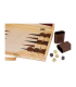 Coffret de jeux : Échecs , dames et backgammon