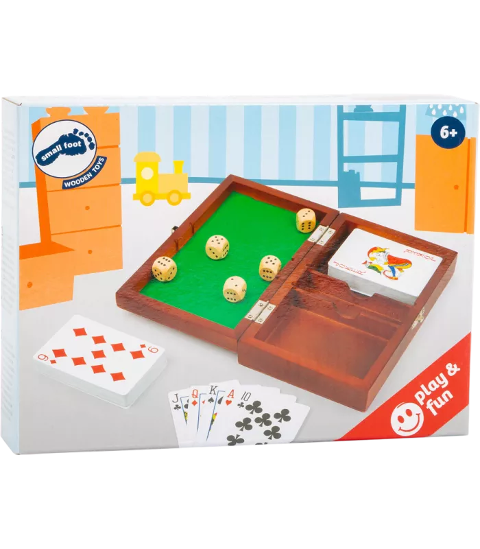 Boîte de Jeux de Cartes et de Dés