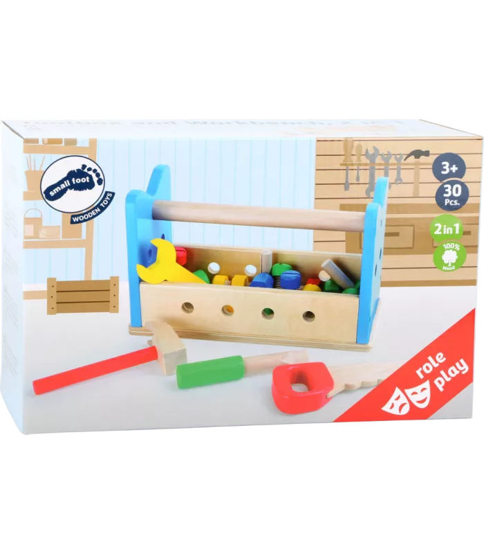 Etabli et boîte à outils