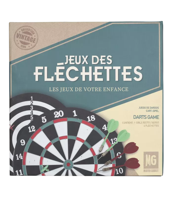Jeu de fléchettes double face
