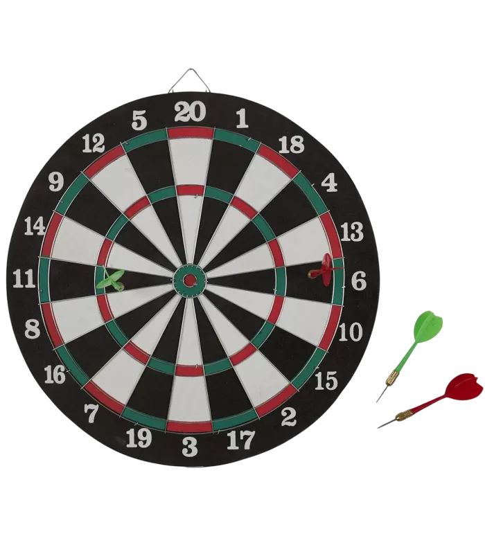 Jeu de fléchettes double face