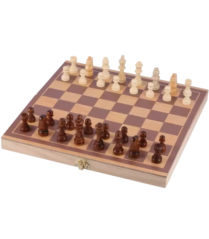 Jeu d’échecs pliable de 28,7 cm x 28,7 cm