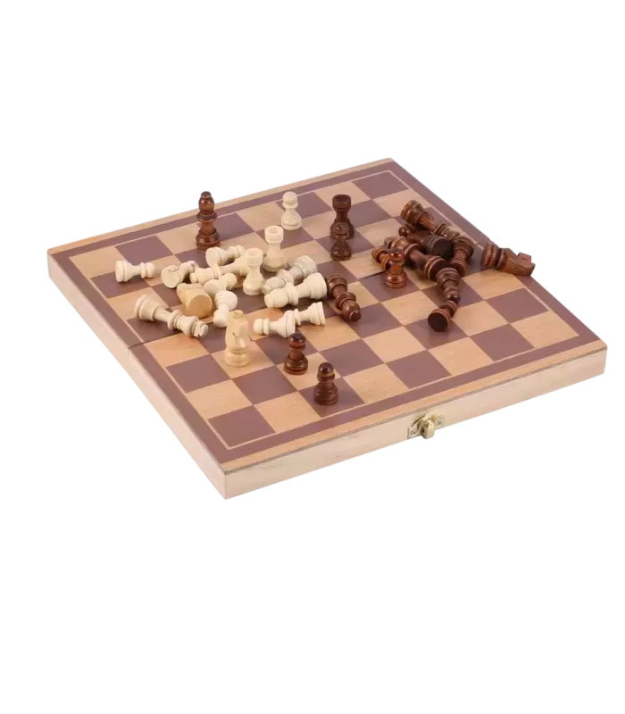 Jeu d’échecs pliable de 28,7 cm x 28,7 cm