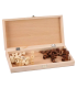 Jeu d’échecs pliable de 28,7 cm x 28,7 cm