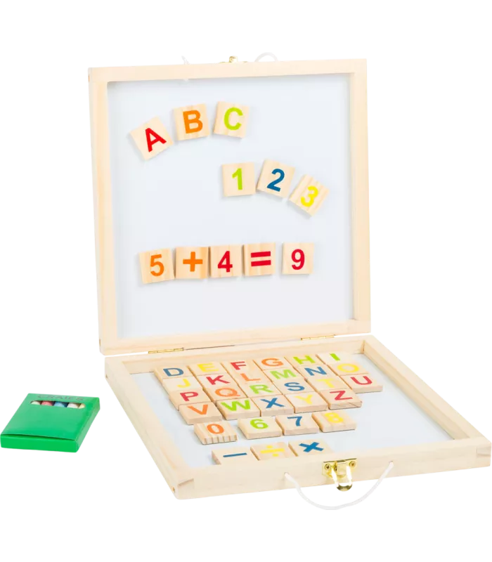 Coffret-tableau Lettres+Chiffres, aimantés
