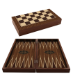 Backgammon antique en noyer