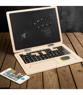 Ordinateur portable en bois avec tableau aimanté