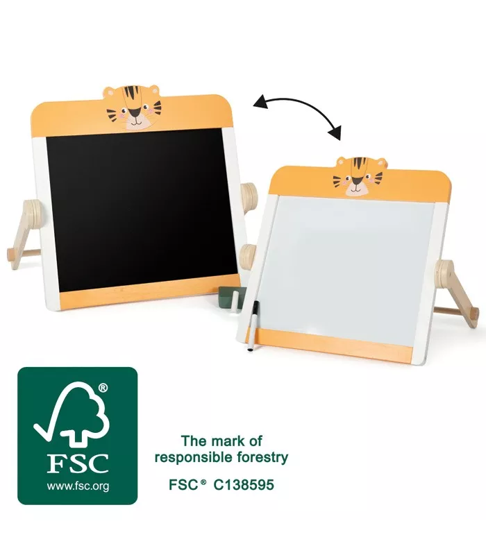 Tableau à craie et tableau blanc