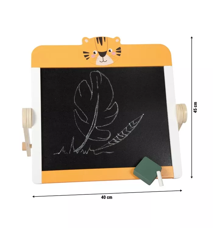 Tableau à craie et tableau blanc