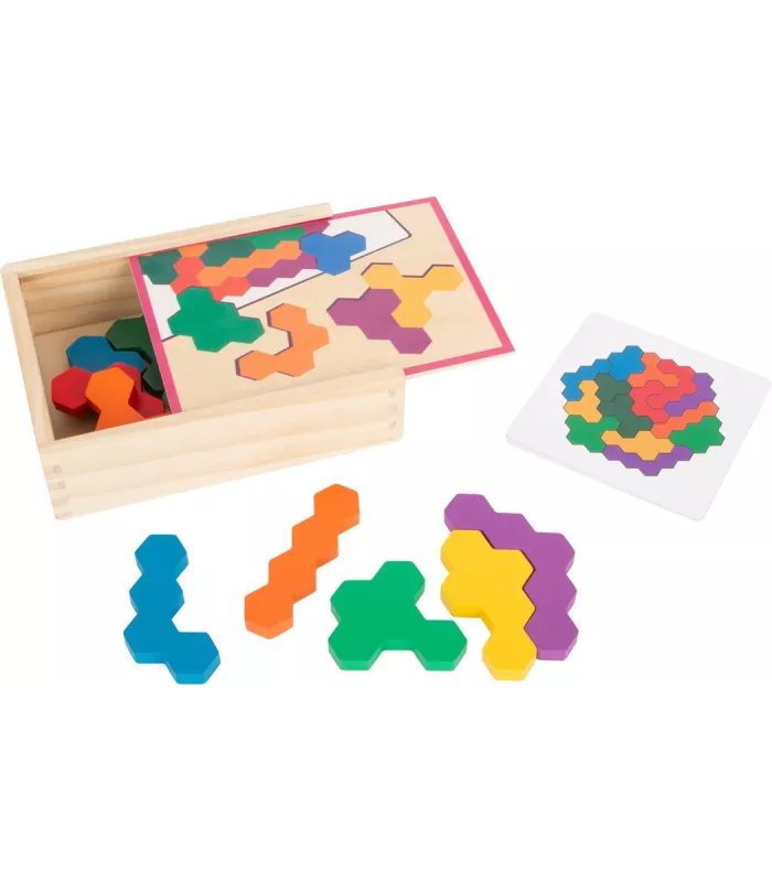 Puzzle en bois Hexagone