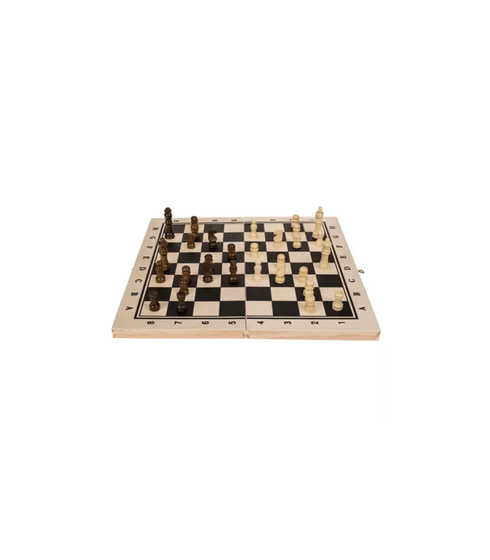 Jeu d'échecs pliable en bois