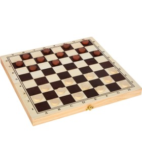 Jeux classiques 3 en 1 dans un coffret en bois