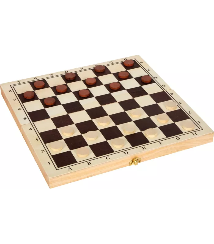 Jeux classiques 3 en 1 dans un coffret en bois