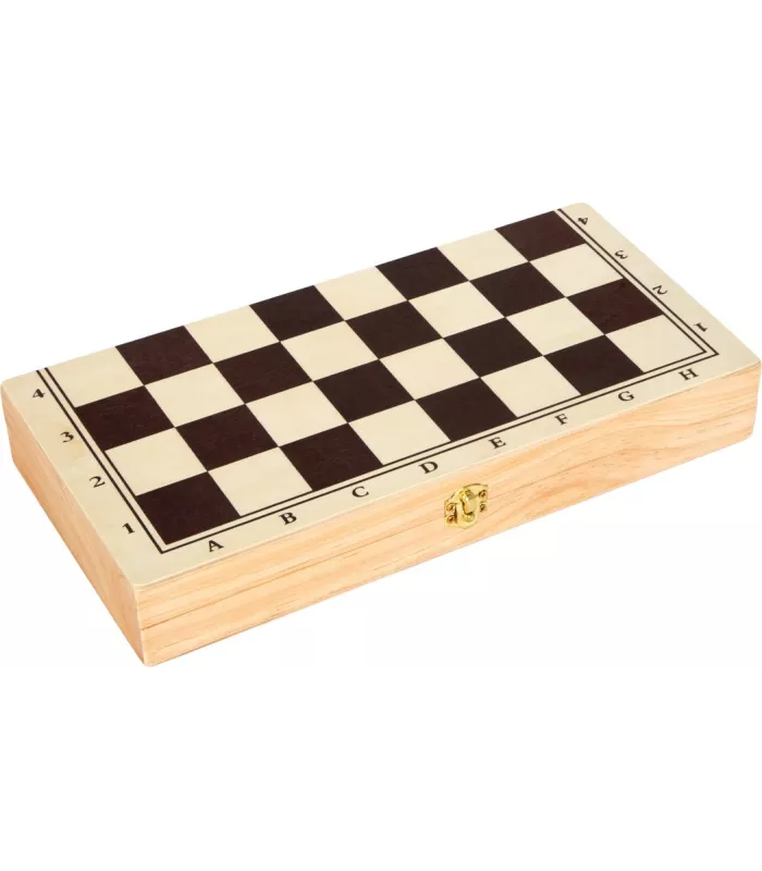 Jeux classiques 3 en 1 dans un coffret en bois