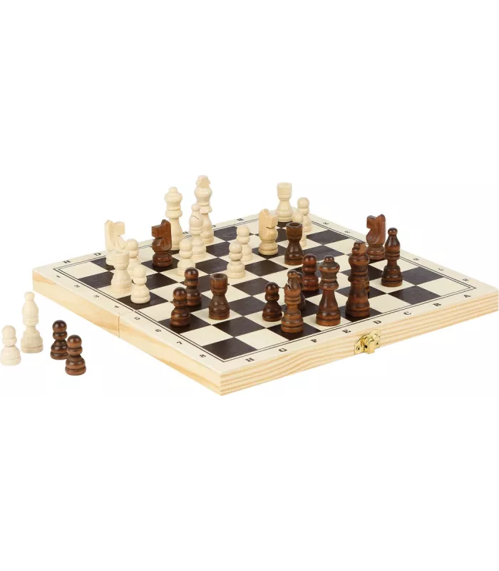 Jeux classiques 3 en 1 dans un coffret en bois