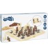 Jeux classiques 3 en 1 dans un coffret en bois