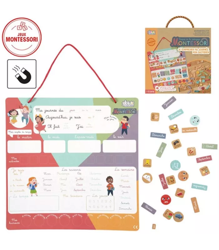 MONTESSORI - Je Comprends Ma Journée Mon Quotidien