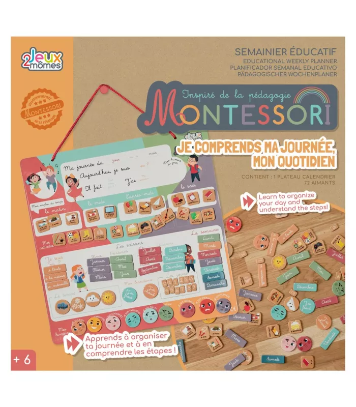 MONTESSORI - Je Comprends Ma Journée Mon Quotidien