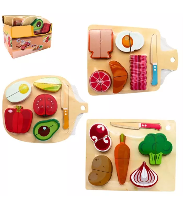 Aliments À Découper En Bois