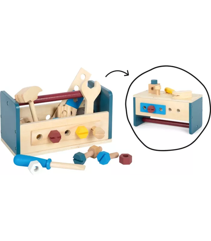 Boîte à outils et établi