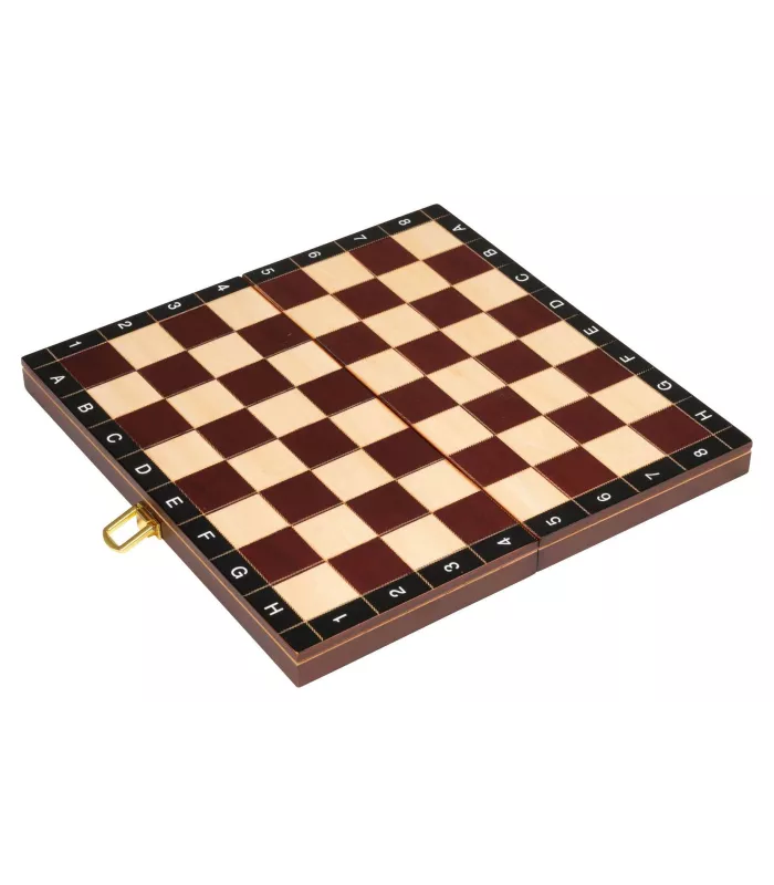 Coffret d'échecs pliable magnétique