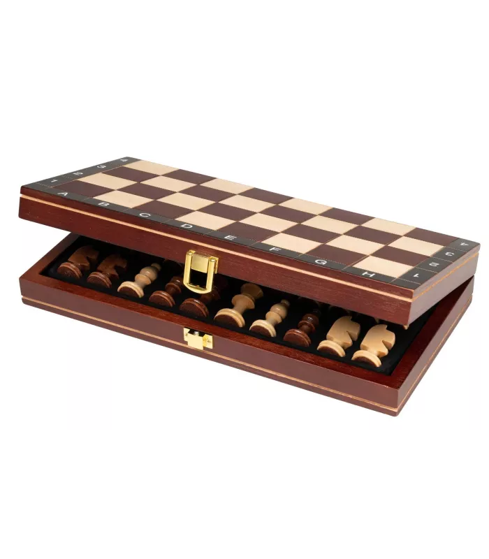 Coffret d'échecs pliable magnétique