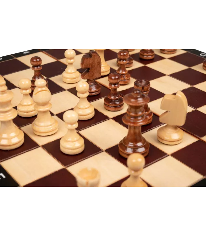 Coffret d'échecs pliable magnétique