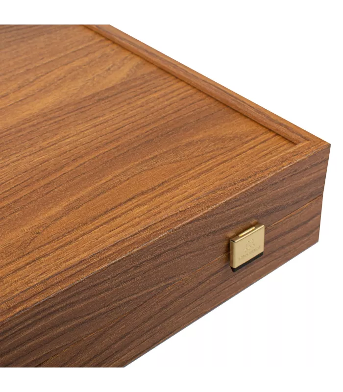 Backgammon en bois de réplique de noyer