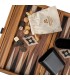 Backgammon en bois de réplique de noyer